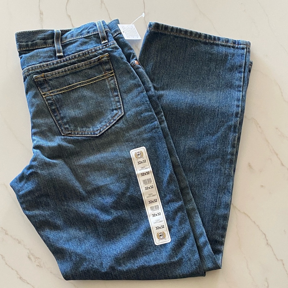 MEN'S WHITE LABEL 013 RIGID - DARK STONE JEANS